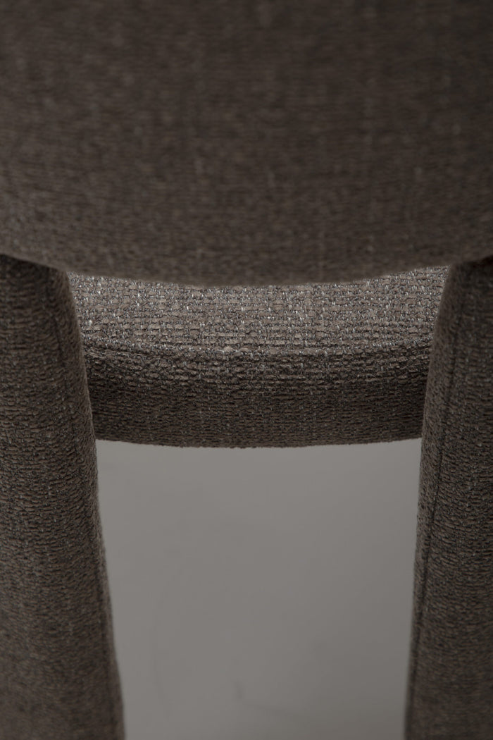 Dan-Form Aole Bruin Bouclé Eetkamerstoel set van 2