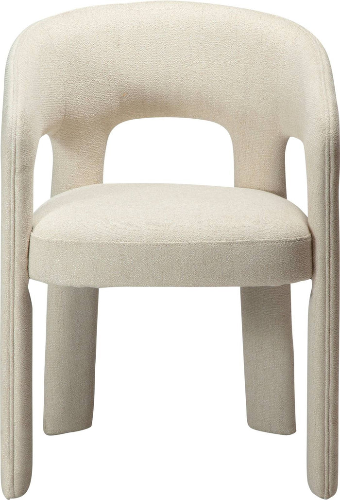 Dan-Form Splendor Beige Bouclé Eetkamerstoel set van 2