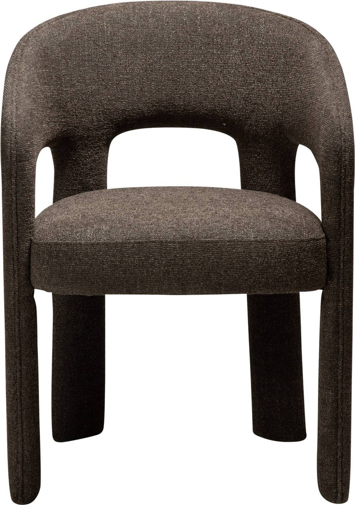 Dan-Form Splendor Bruin Bouclé Eetkamerstoel set van 2