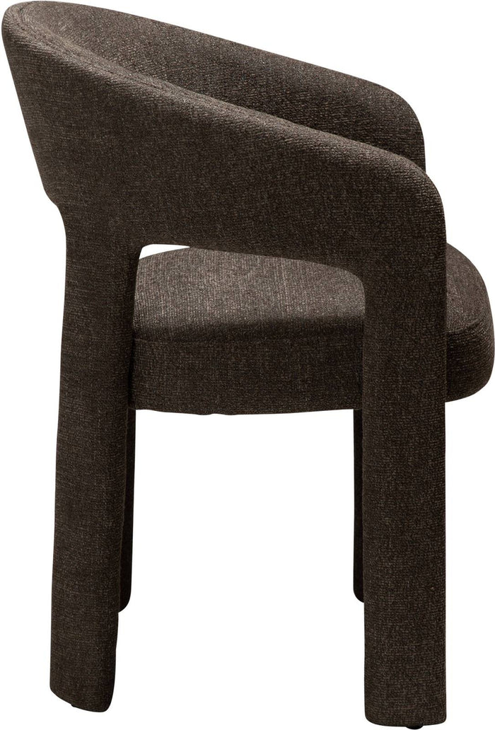 Dan-Form Splendor Bruin Bouclé Eetkamerstoel set van 2