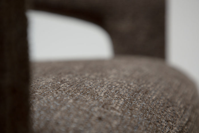 Dan-Form Splendor Bruin Bouclé Eetkamerstoel set van 2