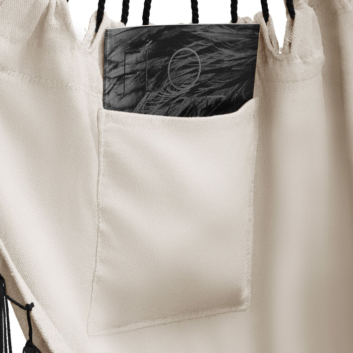 tectake® Hangstoel Malika, boho-stijl, draagkracht 150kg