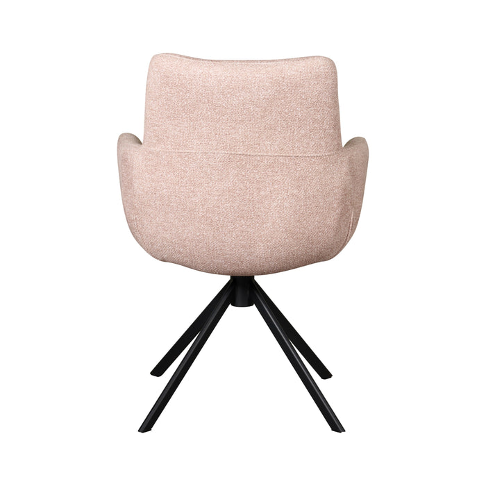 Eetkamerstoel Oland - Beige|Creme - Textiel