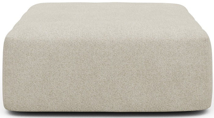 Kragelund Kornum Ottoman Gebroken Wit Bouclé