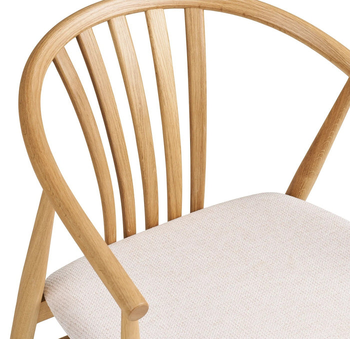 House Nordic Agustin Eetkamerstoel Eiken | Zand