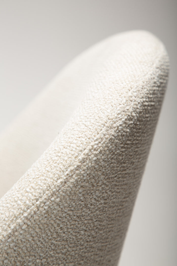 Dan-Form BAE Draaistoel Beige Bouclé