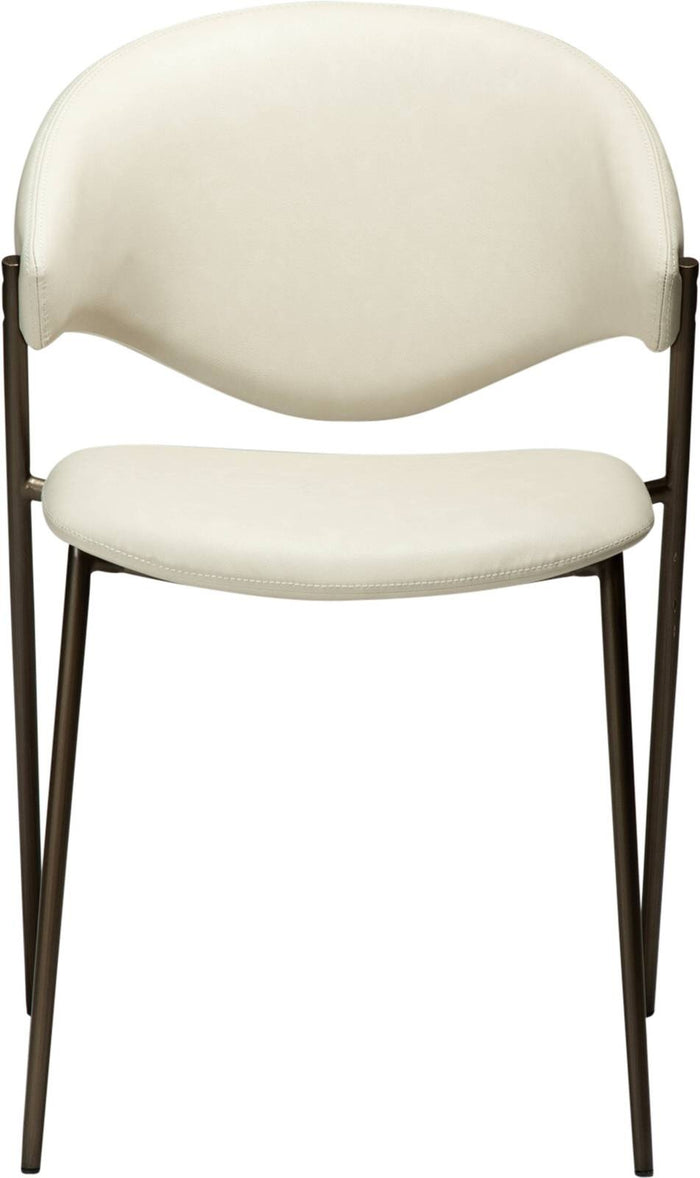 Dan-Form Zone Amandel Eetkamerstoel Kunstleer set van 2