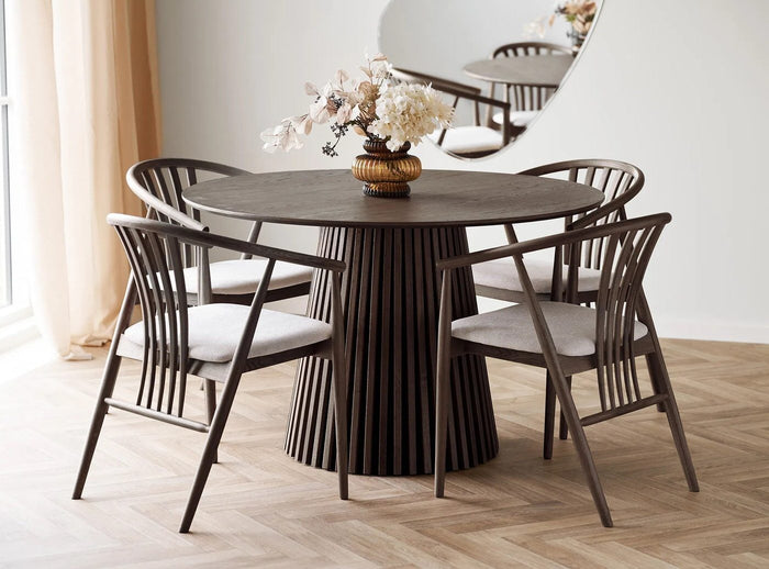 House Nordic Agustin Eetkamerstoel Gerookt Eiken | Zand