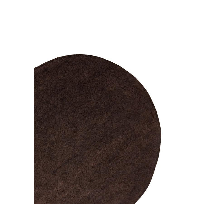 Light & Living Light&living Vloerkleed Ø180 cm ARCOLA donker bruin