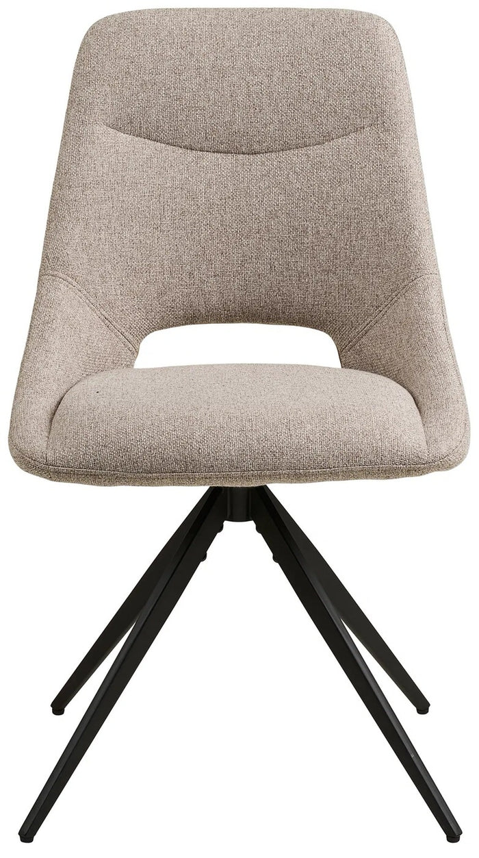 House Nordic Dokka Draaistoel Zand set van 2