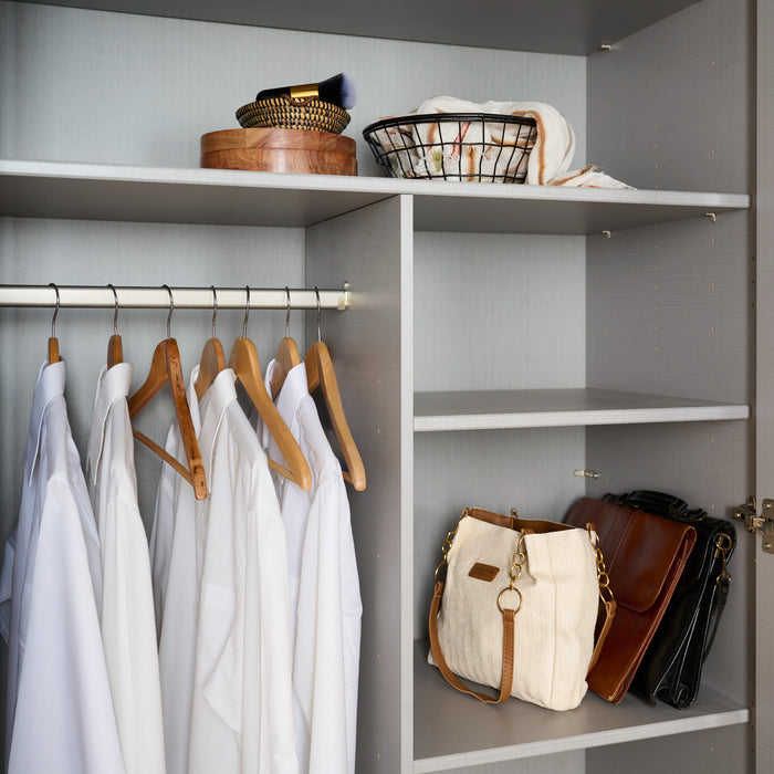 Kledingkast Toledo - Antraciet|Grijs|Zwart - Spaanplaat