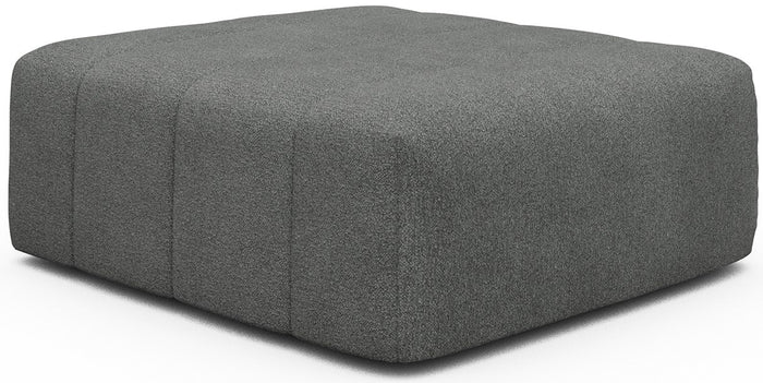 Kragelund Kornum Ottoman Grijs Bouclé