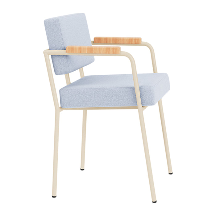 FÉST Monday Eetkamerstoel met Armleuning - Vidar - Sand / Ice