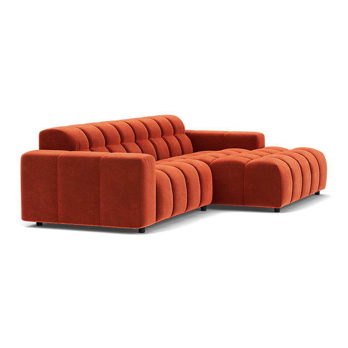 FÉST Dot Hoekbank met Chaise Longue - Royal / Saffron