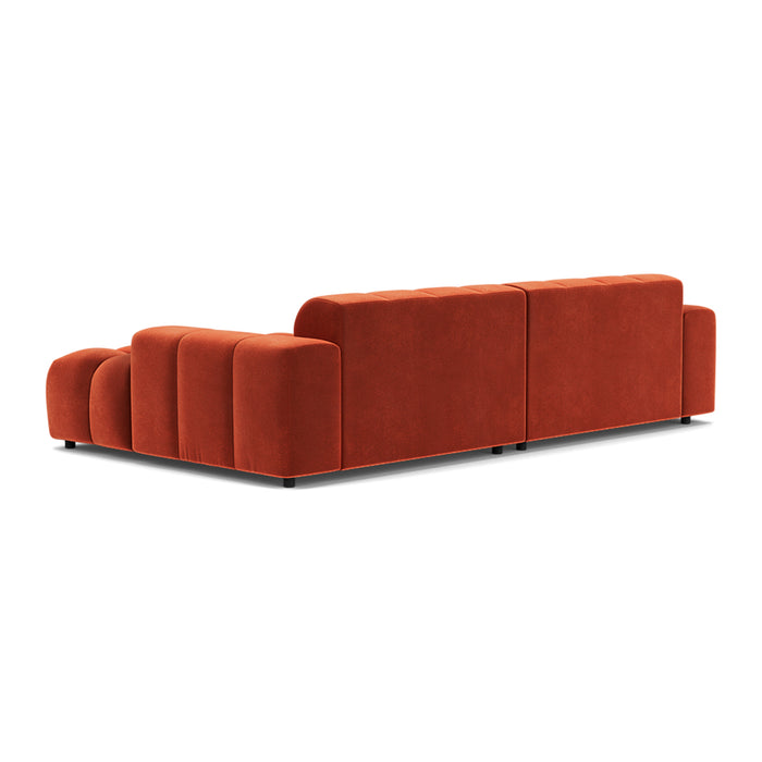 FÉST Dot Hoekbank met Chaise Longue - Royal / Saffron