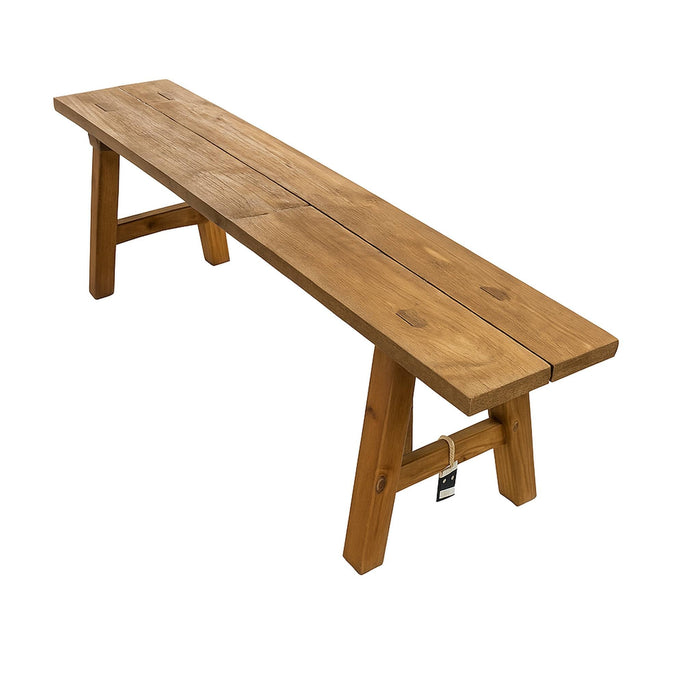 Mica Decorations Bold Houten Bankje - L108 cm - Gerecycled Hout