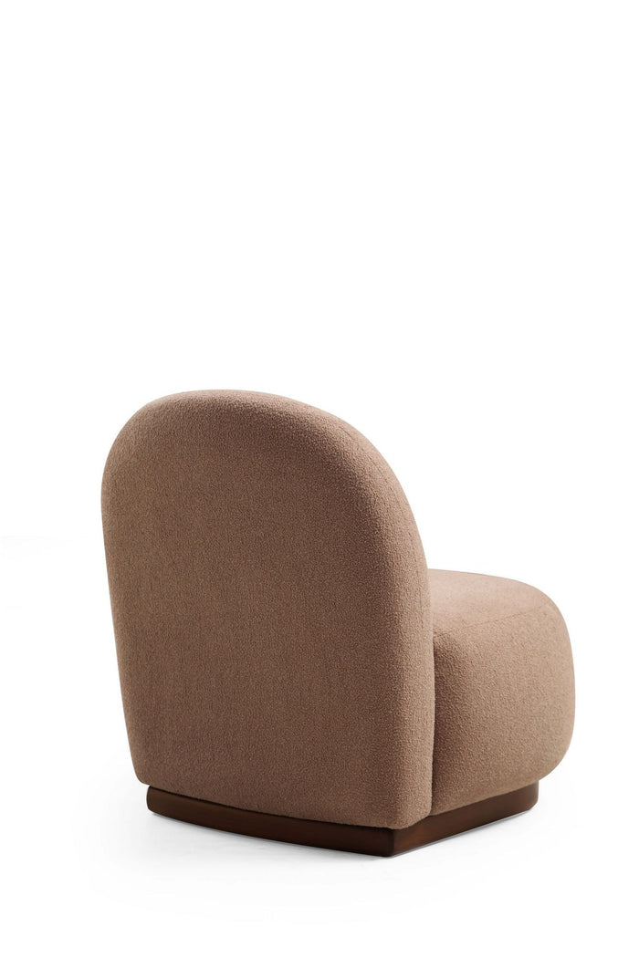 Giga Meubel - Fauteuil Stof Lichtbruin - 74x85x75cm - Tina