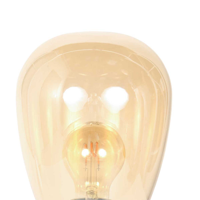 Steinhauer - Tafellamp Messing Metaal|Glas - 15x15x28cm - Reflexion