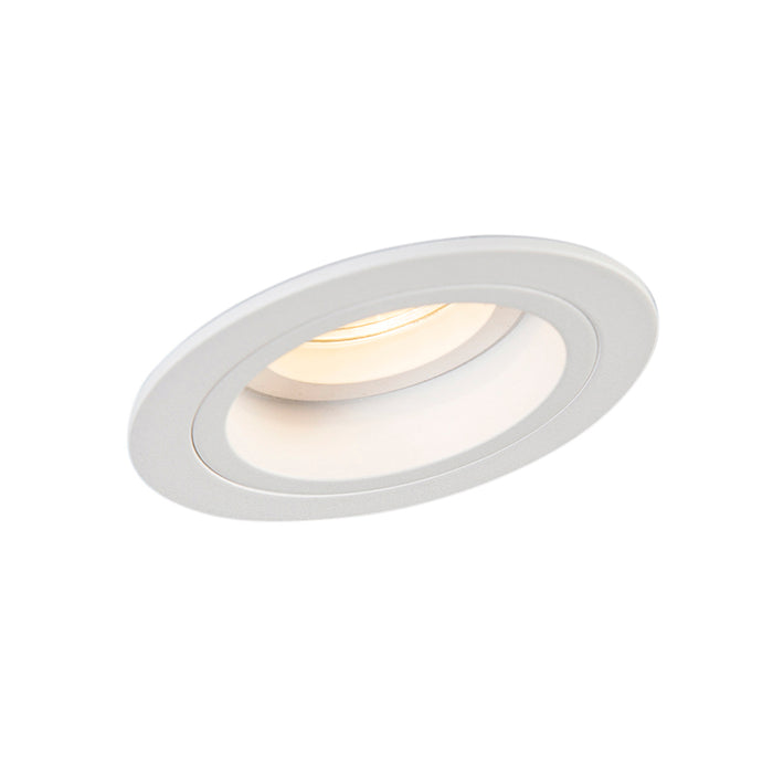 QAZQA Smart inbouwspot wit rond kantelbaar incl. Wifi GU10 - Chuck