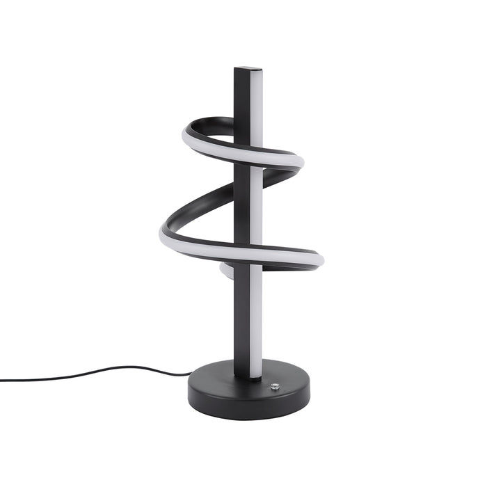 QAZQA Design tafellamp zwart incl. LED dimbaar - Rolla