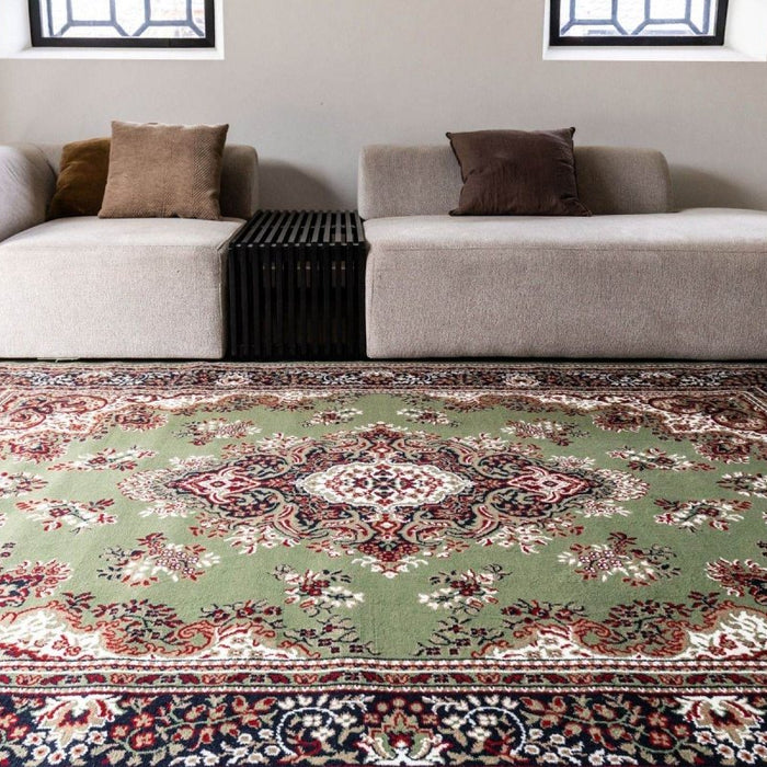 Interieur05 Vintage vloerkleed Nain Perzisch Groen - 235 x 320 cm