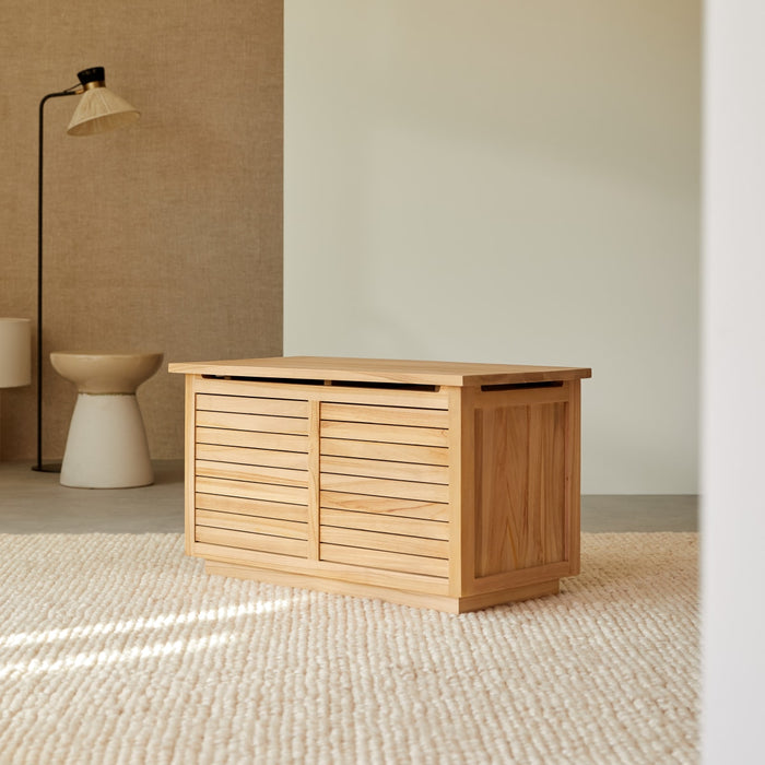 Tikamoon - Massief teak houten opbergkist Suzette