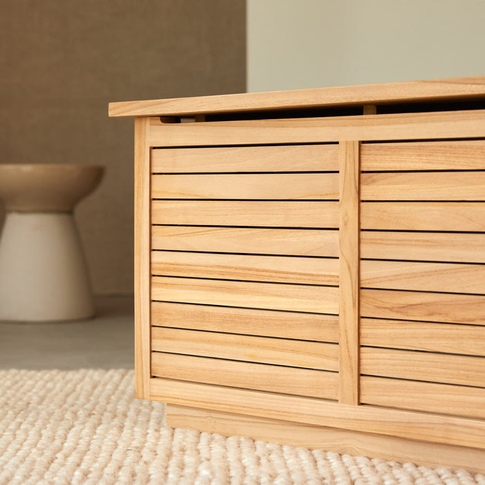 Tikamoon - Massief teak houten opbergkist Suzette