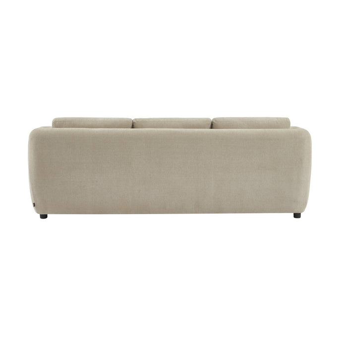 sweeek - Slaapbank 3 zitplaatsen chenille stof