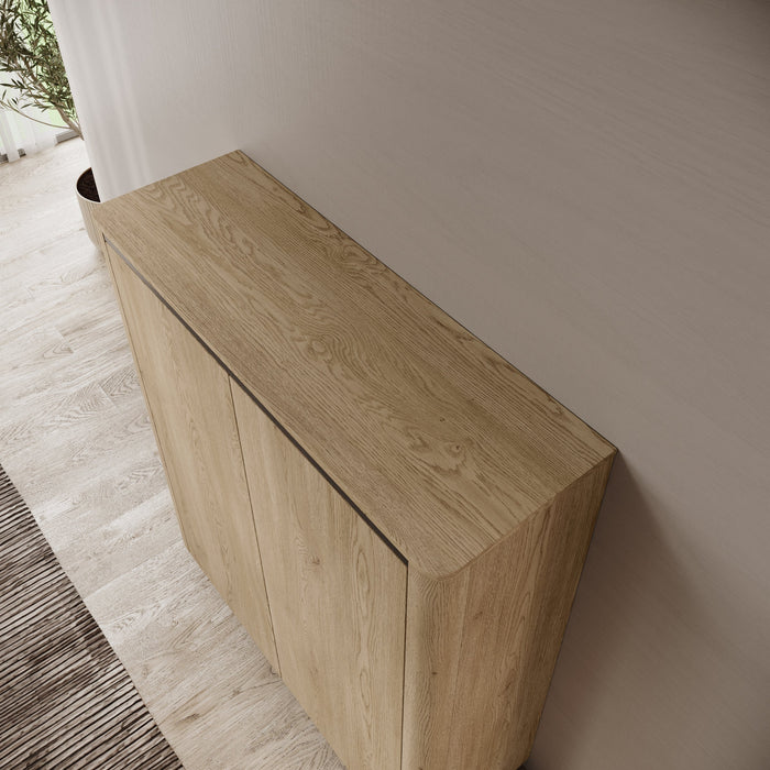 Meubella - Taywan - Dressoir - Eiken - 113x38x133 cm