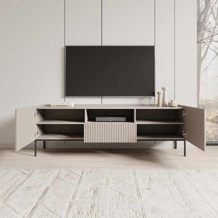 Meubella - Capri - TV-Meubel - Beige - 180 cm