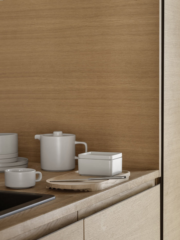 Pilar Botervloot Pewter | Grijs | Stoneware