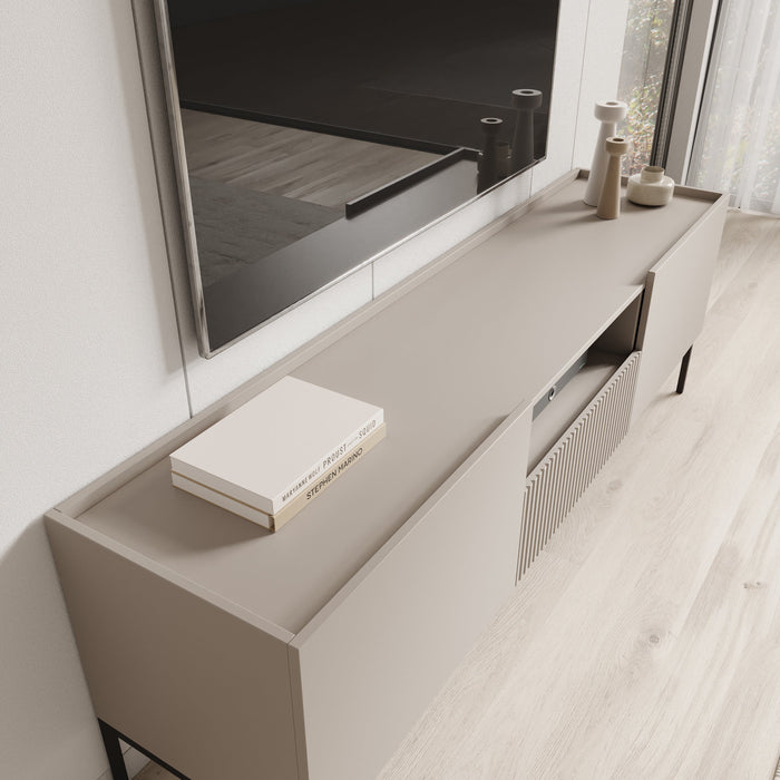 Meubella - Capri - TV-Meubel - Beige - 180 cm