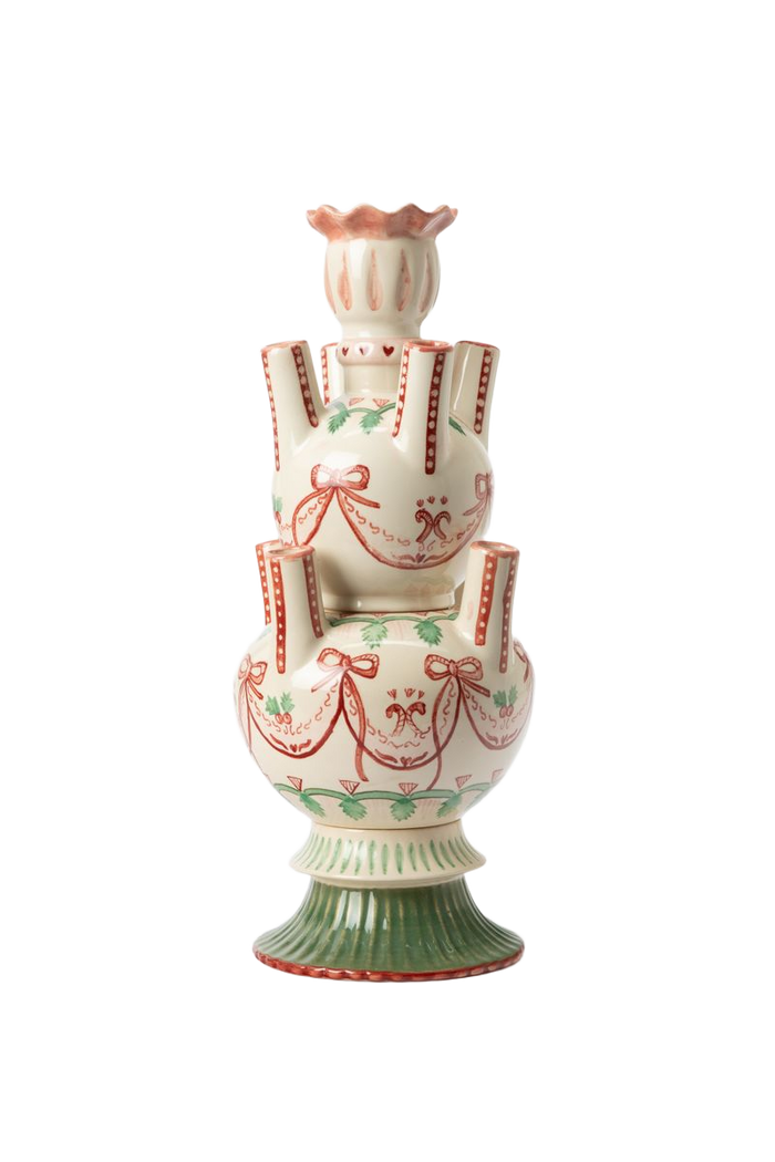 Sissy-Boy Multicolour tulpenvaas met strikjes