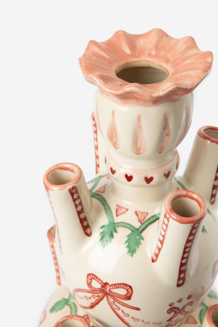 Sissy-Boy Multicolour tulpenvaas met strikjes