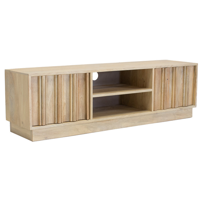 Giga Meubel - Tv-meubel Naturel Mangohout - 135x35x40cm - Nika