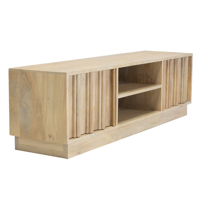 Giga Meubel - Tv-meubel Naturel Mangohout - 135x35x40cm - Nika