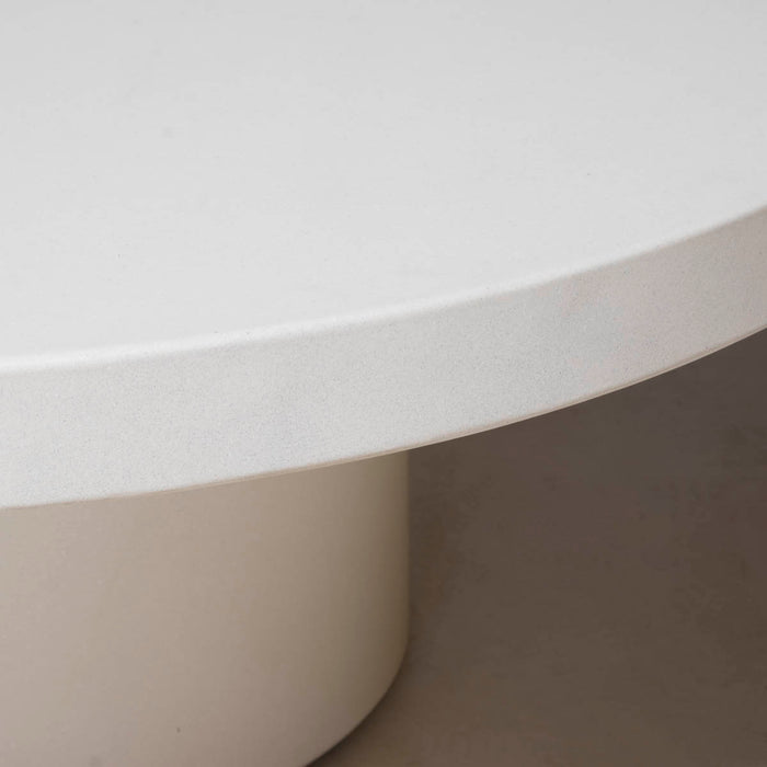 Giga Meubel - Salontafel Eden Rond Beige 65cm