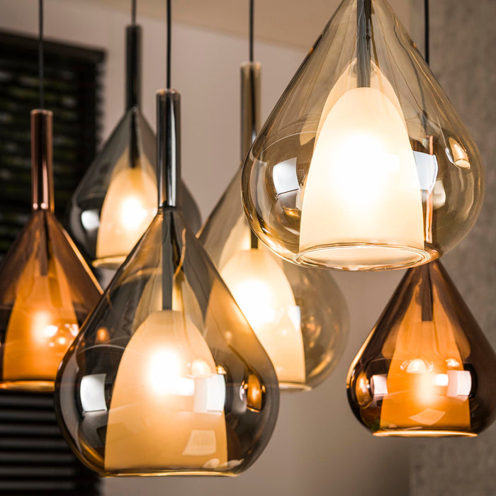 Giga Meubel - Hanglamp Mix - 7-lichts - 120x40x150cm - Wings