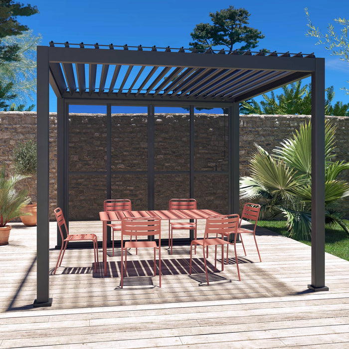 sweeek - 3m schuifdeur voor pergola Triomphe