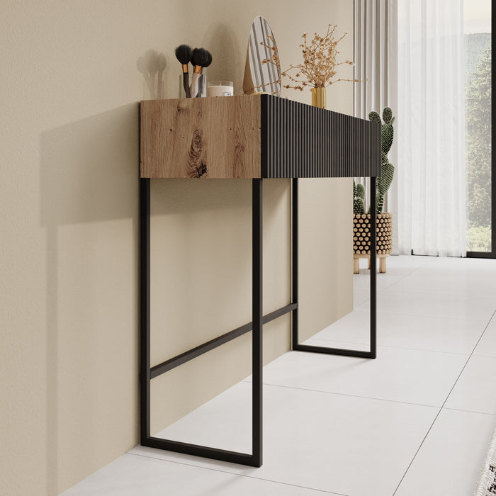 Meubella - Capri - Kaptafel - Eiken - 100x32 cm