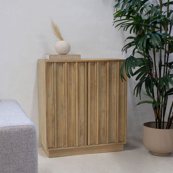 Giga Meubel - Dressoir Naturel Mangohout - 80x40x91cm - Nika