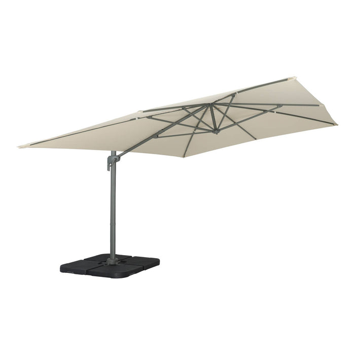 sweeek - Rechthoekige zweefparasol 3x4 m – Antibes