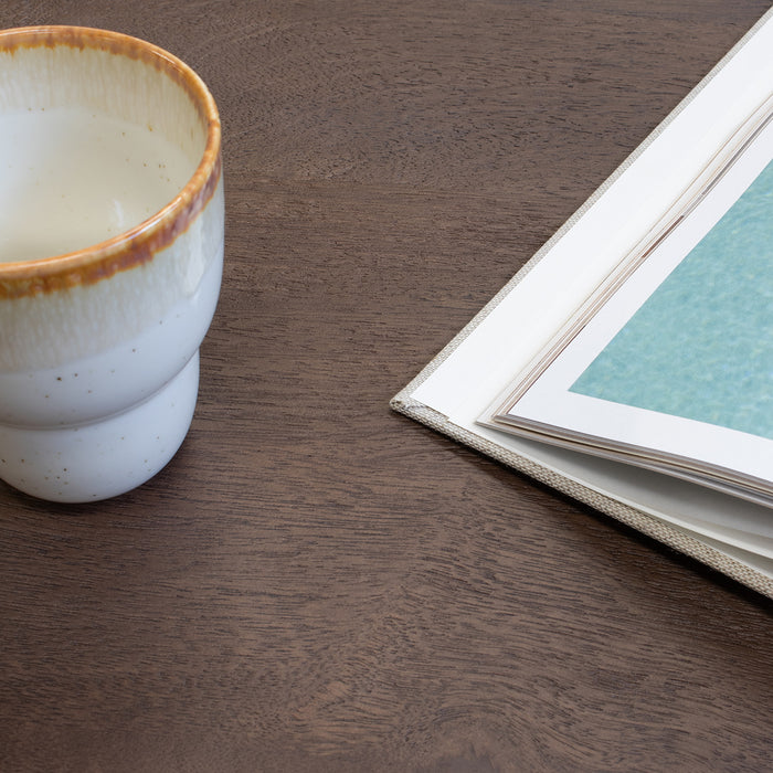 Giga Meubel - Eettafel Donkerbruin Mangohout - 240x100x76cm - Stijn