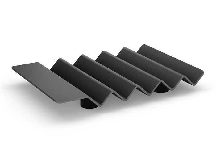 Opeta Zeepbakje | Zwart | Staal