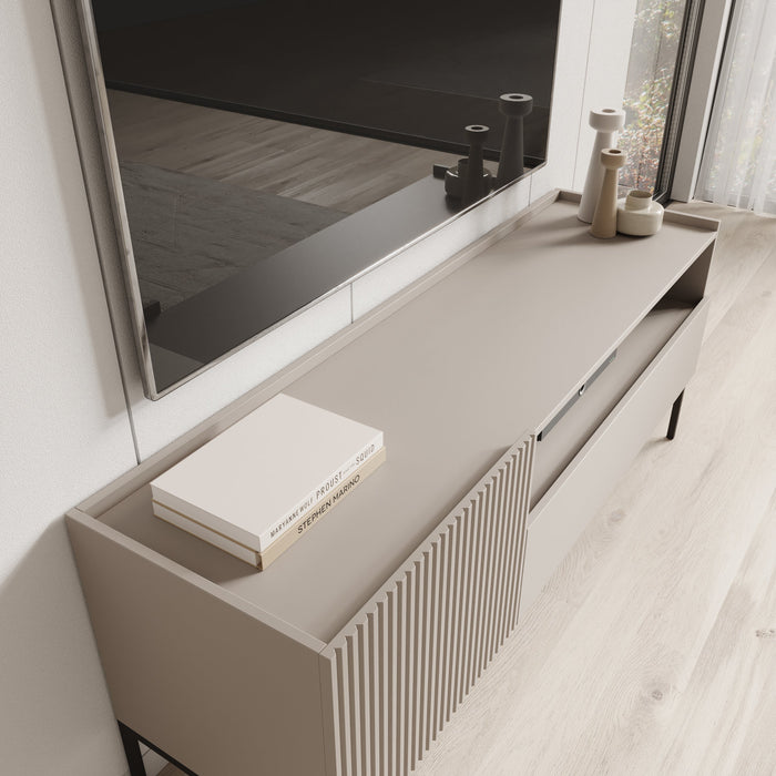 Meubella - Capri - TV-Meubel - Beige - 150 cm