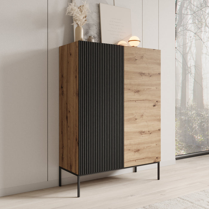 Meubella - Capri - Dressoir - Eiken - 100 cm