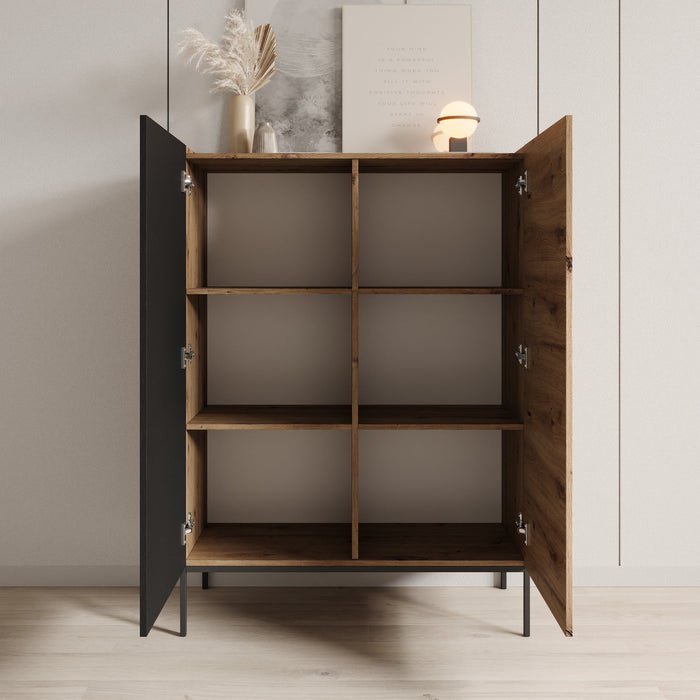 Meubella - Capri - Dressoir - Eiken - 100 cm