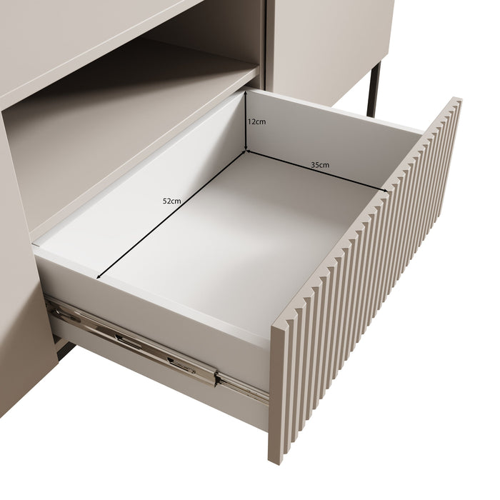 Meubella - Capri - Dressoir - Eiken - 100 cm