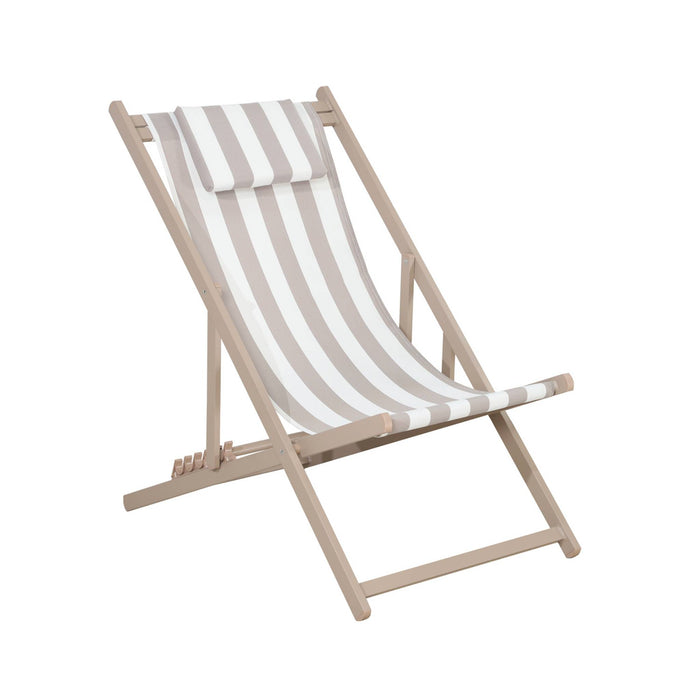 sweeek - Aluminium ligstoel met meerdere posities (set van 2)