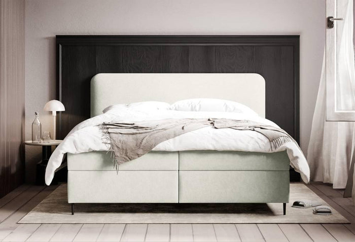 NADUVI Collection Boxspring Contero chenille 160 x 200 cm met